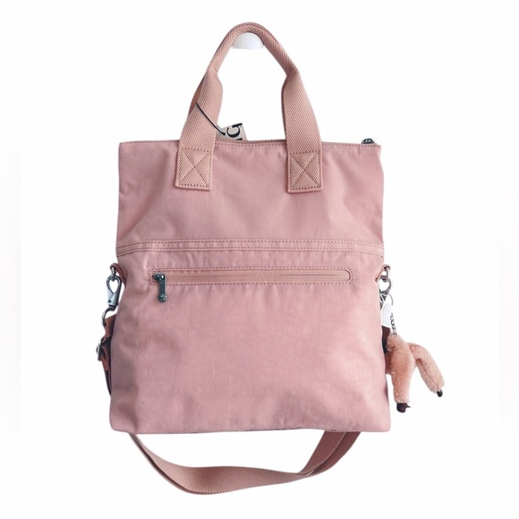 Kipling Eleva Pink Nylon Tote Bag - Picture 8 of 8